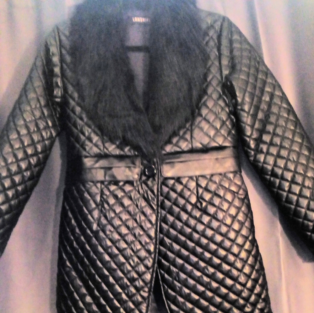 (New) Puffer Fur Dress Coat